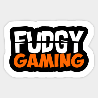 New Fudgy Gaming Logo! Sticker